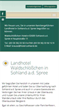 Mobile Screenshot of hotel-sohland.de